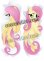 画像1: マイリトルポニー My Little Pony フラッターシャイ風 Fluttershy 03 ●等身大 抱き枕カバー (1)