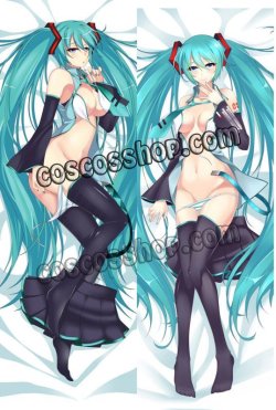 画像1: VOCALOID ボーカロイド 初音ミク風 -Project DIVA- ●等身大 抱き枕カバー