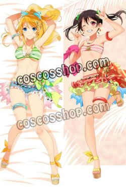 画像1: ラブライブ! School idol project 矢澤にこ風 絢瀬絵里風 ●等身大 抱き枕カバー