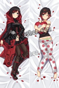 画像1: RWBY ルビー ルビー・ローズ風 Ruby Rose 03 ●等身大 抱き枕カバー