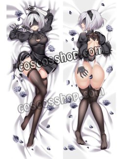 画像1: NieR:Automata ニーア オートマタ 2B ヨルハ二号B型風 21 ●等身大 抱き枕カバー