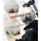 NieR:Automata ニーア オートマタ 9S ヨルハ九号S型風 コスプレウィッグ