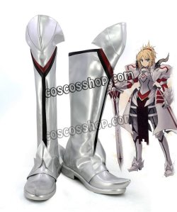 画像1: Fate/Grand Order フェイト・グランドオーダー モードレッド風 02 コスプレ靴 ブーツ