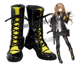 画像1: 少女前線 Girls Frontline UMP9風 コスプレ靴 ブーツ