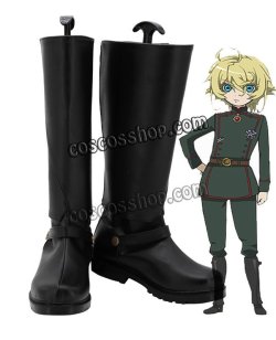 画像1: 幼女戦記 ターニャ・デグレチャフコスプレ靴 ブーツ