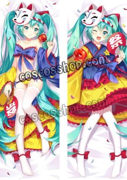 画像1: VOCALOID ボーカロイド 初音ミク風 36 ●等身大 抱き枕カバー