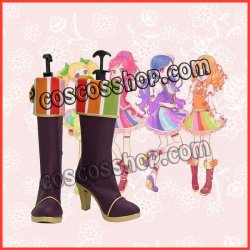 画像1: アイカツ！シリーズ 姫里マリア風 コスプレ靴 ブーツ