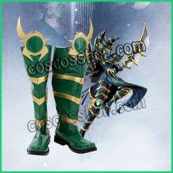 画像1: 遊戯王 超魔導剣士ブラック·パラディン風 ●コスプレ靴 ブーツ