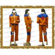 画像1: NARUTO ナルト 鳴人 うずまきナルト風 第１部ver. セット ●コスプレ衣装 (1)