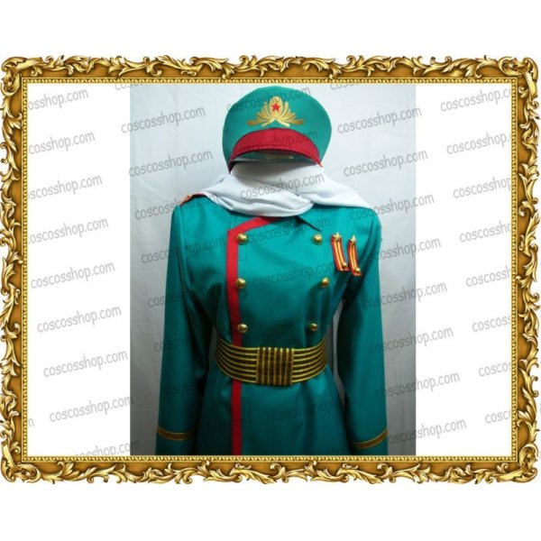 画像2: ヘタリア ロシア イヴァン・ブラギンスキ風 インデックス軍服 ●コスプレ衣装 (2)