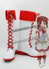 画像: THE IDOLM@STER アイドルマスター 天海春香風 コスプレ靴 ブーツ