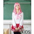 画像1: 格安 らき☆すた 陸桜学園 女子 高良みゆき風 コスプレウィッグ (1)