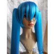 画像3: 格安 VOCALOID ボーカロイド 初音ミク風 ブルー コスプレウィッグ  (3)