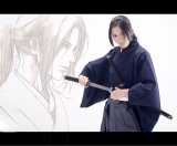 画像: 格安 薄桜鬼 土方歳三風 2010年カレンダー 着物 コスプレ ウィッグ