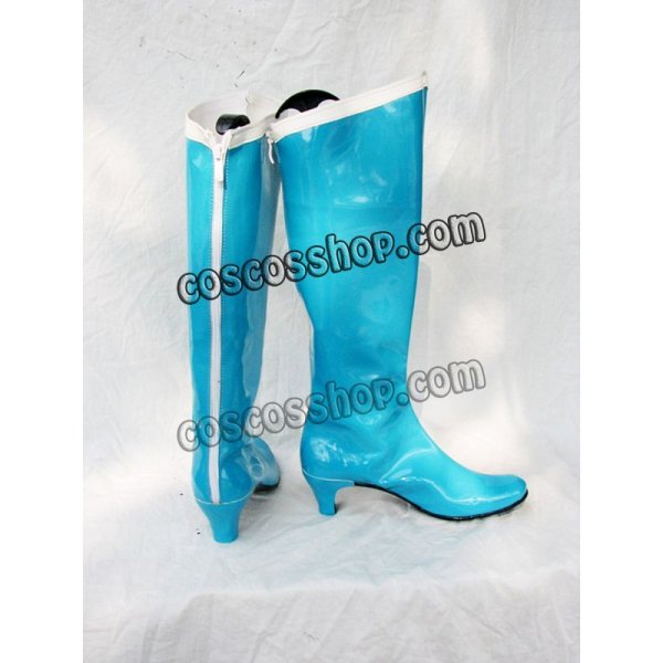 画像2: 美少女戦士セーラームーン 水野亜美風 セーラーマーキュリー コスプレ靴 ブーツ (2)