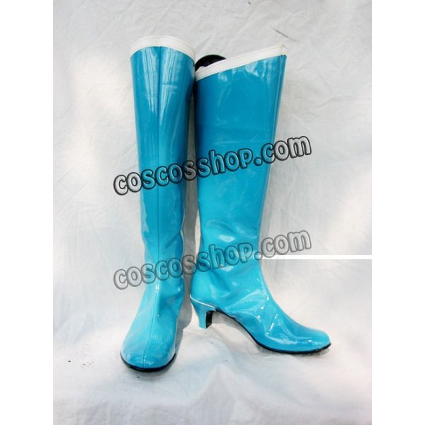 画像1: 美少女戦士セーラームーン 水野亜美風 セーラーマーキュリー コスプレ靴 ブーツ (1)