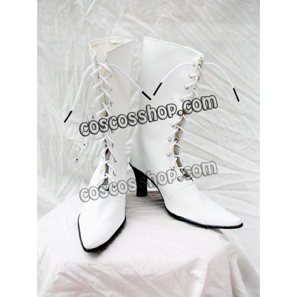 画像1: シューズ ゴスロリ ゴシック 万能風 31 コスプレ靴 ブーツ (1)