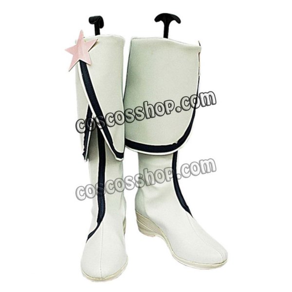 画像2: VOCALOID ボーカロイド MIKI風 コスプレ靴 ブーツ (2)