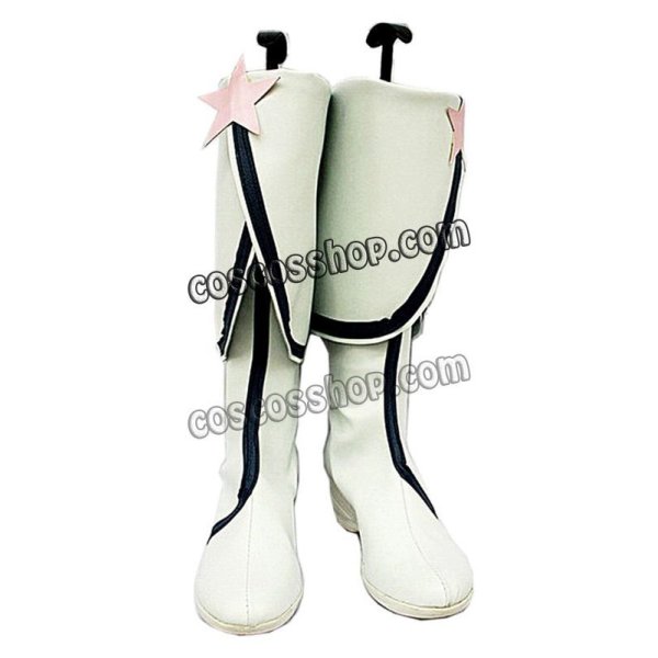画像1: VOCALOID ボーカロイド MIKI風 コスプレ靴 ブーツ (1)