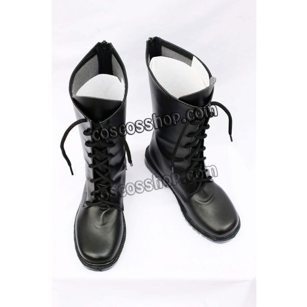 画像3: 薄桜鬼 斉藤一風 コスプレ靴 ブーツ (3)