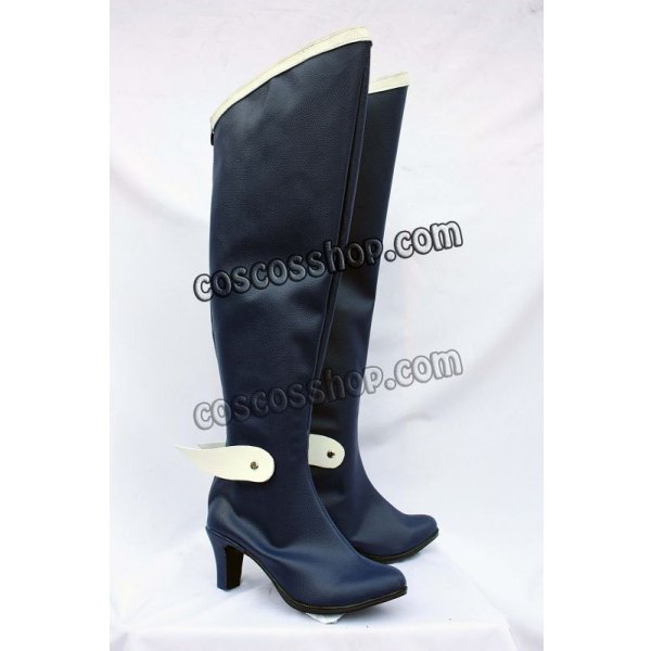 画像2: 新白雪姫伝説プリーティア 淡雪姫乃風 あわゆきひめの コスプレ靴 ブーツ  (2)