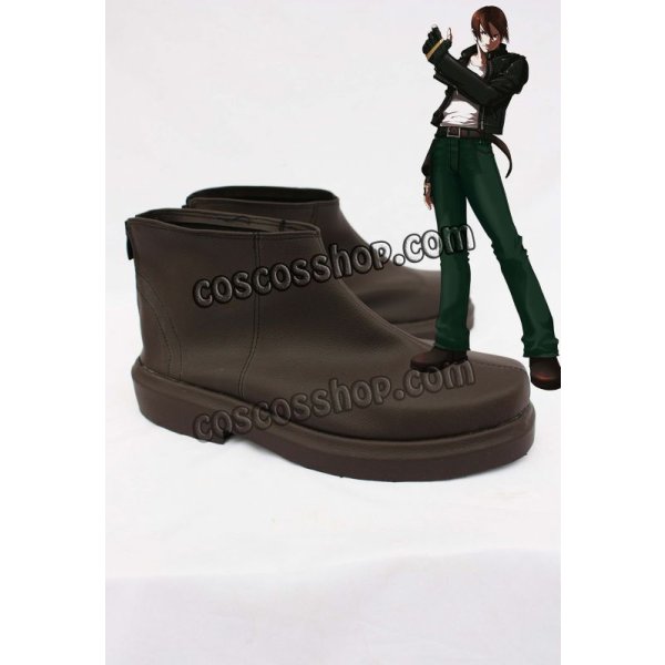 画像1: ザ・キング・オブ・ファイターズ KOF 草薙京風 コスプレ靴 ブーツ  (1)