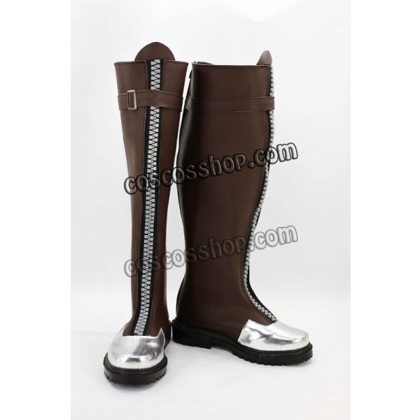 画像1: 英雄伝説 空の軌跡 オリビエ·レンハイム風 02 コスプレ靴 ブーツ (1)