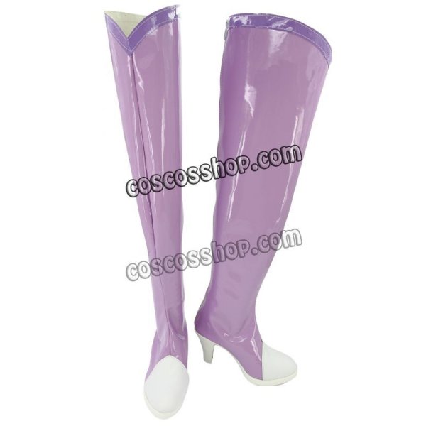 画像2: ドキドキ！プリキュア 剣崎真琴風 コスプレ靴 ブーツ (2)