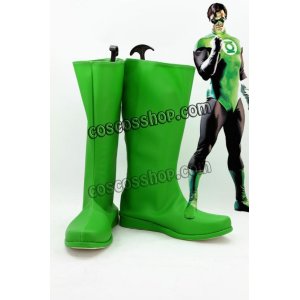 画像: グリーン・ランタン Green Lantern ハル・ジョーダン/グリーンランタン風 コスプレ靴 ブーツ