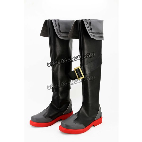 画像2: ゴッドイーター2 レイジバースト 主人公風 コスプレ靴 ブーツ (2)