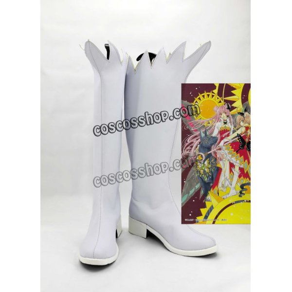 画像1: カードキャプターさくら 木之本桜風 20周年記念版 コスプレ靴 ブーツ (1)