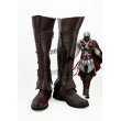 画像1: アサシン クリード II ASSASSIN'S CREED II エツィオ・アウディトーレ・ダ・フィレンツェ風 コスプレ靴 ブーツ (1)