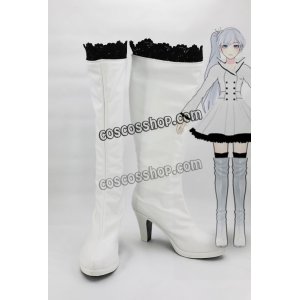 画像: RWBY ルビー 第二シーズン Volume 2 ワイス・シュニー風 Weiss Schnee コスプレ靴 ブーツ