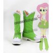 画像1: マイリトルポニー〜トモダチは魔法〜 My Little Pony: Friendship is Magic フラッターシャイ風 Fluttershy コスプレ靴 ブーツ (1)