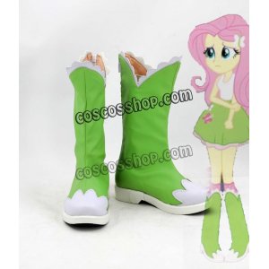 画像: マイリトルポニー〜トモダチは魔法〜 My Little Pony: Friendship is Magic フラッターシャイ風 Fluttershy コスプレ靴 ブーツ