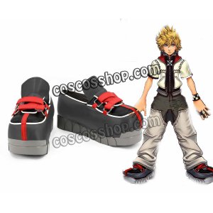 画像: キングダムハーツ2 KH2 KINGDOM HEARTS ロクサス風 Roxas コスプレ靴 ブーツ