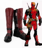 画像: デッドプール Deadpool ウェイド・ウィルソン デッドプール風 コスプレ靴 ブーツ