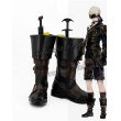 画像1: NieR:Automata ニーア オートマタ 9S風 ヨルハ九号S型 コスプレ靴 ブーツ (1)