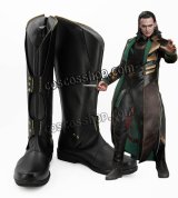 画像: マイティ・ソー ダーク・ワールド Thor: The Dark World ロキ風 コスプレ靴 ブーツ