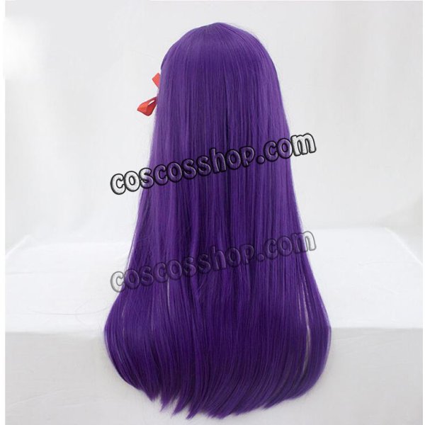 画像3: Fate/stay night フェイト・ステイナイト 間桐桜風 まとうさくら コスプレウィッグ (3)