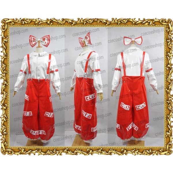 画像1: 東方Project 東方永夜抄 藤原妹紅光風 ふじわらのもこう エナメル製 セット ●コスプレ衣装 (1)