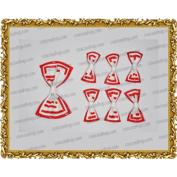 画像2: 東方Project 東方永夜抄 藤原妹紅光風 ふじわらのもこう エナメル製 セット ●コスプレ衣装 (2)