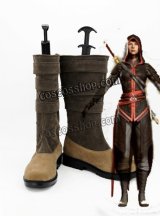 画像: アサシン クリード クロニクル ASSASSIN'S CREED Shao Yun風 コスプレ靴 ブーツ