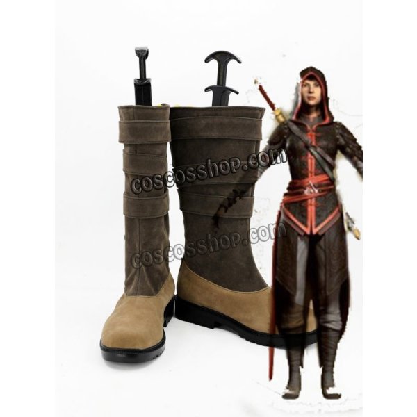 画像1: アサシン クリード クロニクル ASSASSIN'S CREED Shao Yun風 コスプレ靴 ブーツ (1)