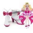 画像1: Go!プリンセスプリキュア 春野はるか風 キュアフローラ コスプレ靴 ブーツ (1)