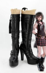 画像: ファイナルファンタジーXV FF15 イリス・アミシティア風 Iris Amicitia コスプレ靴 ブーツ