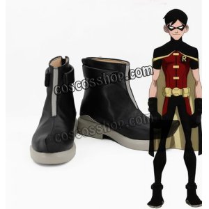 画像: ヤング・ジャスティス Young Justice ナイトウィング風 Dick ロビン風 コスプレ靴 ブーツ