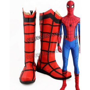 画像: スパイダーマン:ホームカミング Spider-Man: Homecoming スパイダーマン風 コスプレ靴 ブーツ