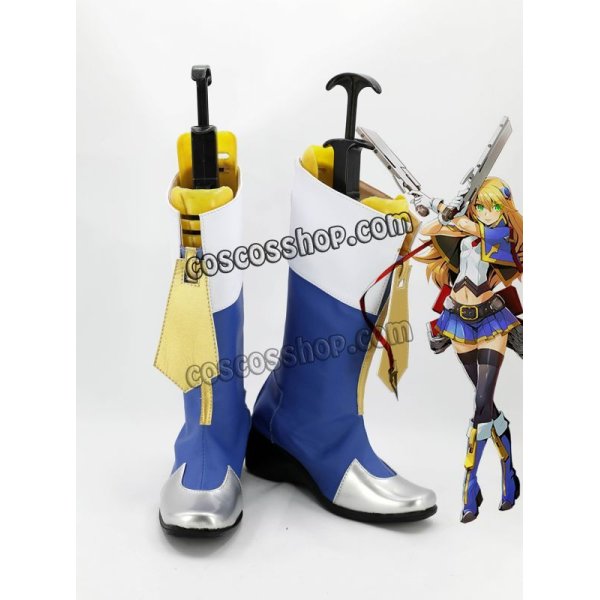 画像1: BLAZBLUE ブレイブルー ノエル＝ヴァーミリオン風 NOEL VERMILLION コスプレ靴 ブーツ (1)