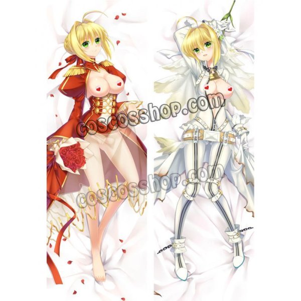 Fate Grand Order フェイト グランドオーダー 赤セイバー ネロ クラウディウス風 ブライド 等身大 抱き枕カバー Coscosshop